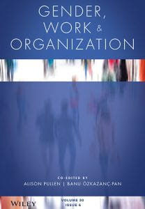 Gender, work and organisation