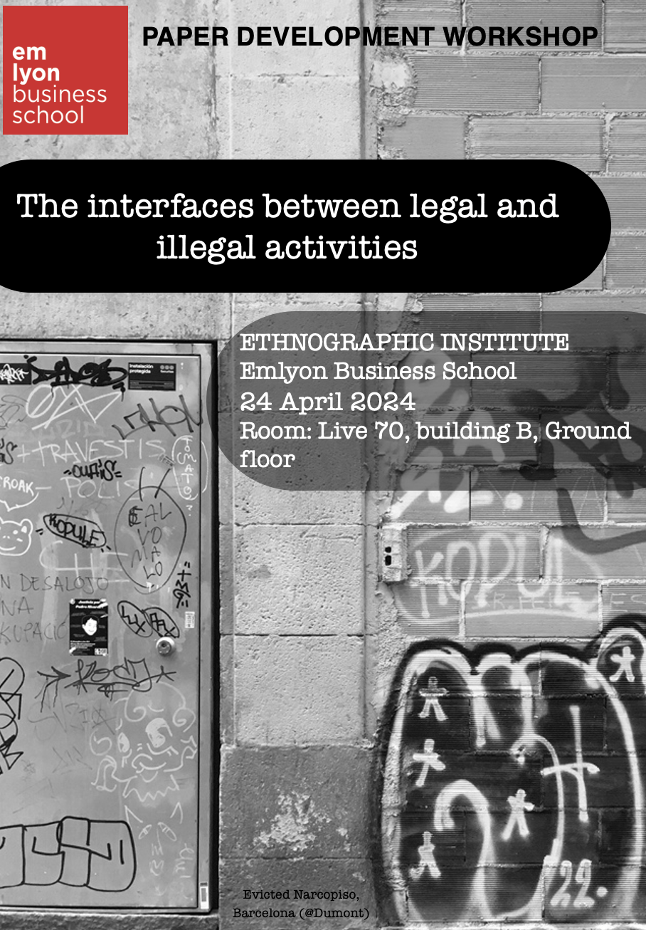Cover of the event "The interfaces of legal and illegal activities"