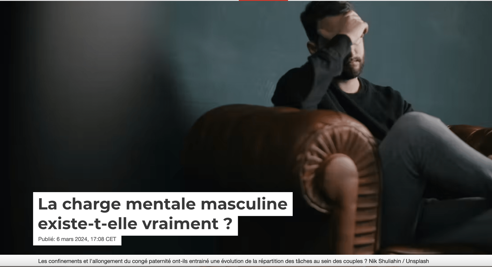 La charge mentale masculine existe-t-elle vraiment ?<br />
